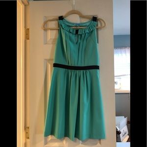 Green and Black Dress